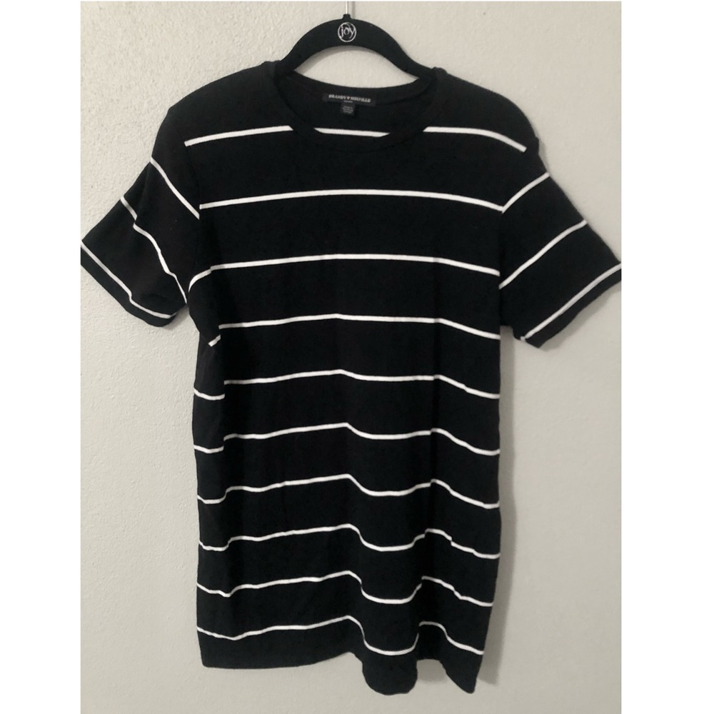 Brandy Melville Black Casual T-Shirt Dress